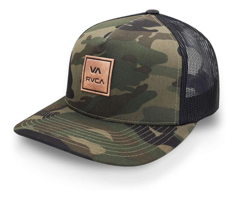 Gorra Rvca Va Brim Trucker Curva Camo Unitalla