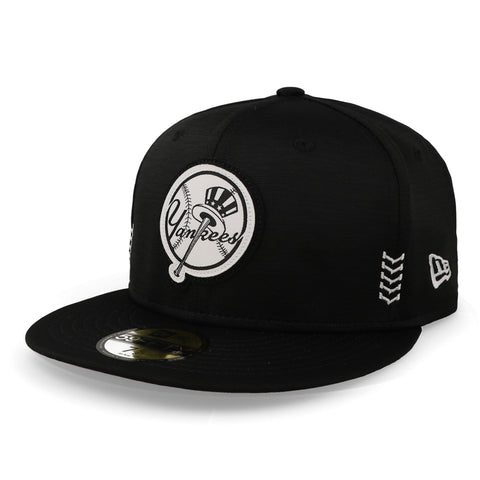 Gorra New Era 59 Fifty MLB Yankees Chal 24 Negro Cerrada
