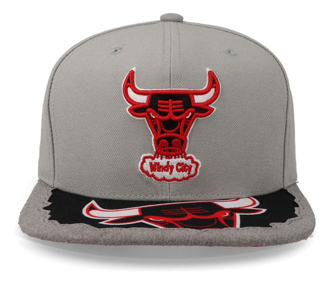 Gorra Mitchell & Ness Nba Bulls Munch Time Snapback Gris Uni