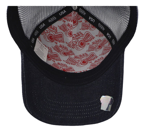 Gorra Von Dutch 9844088 Denim Mezclilla Oscura Unitalla