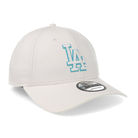Gorra New Era 9 Forty MLB Dodgers Neon Outline Beige Unitalla