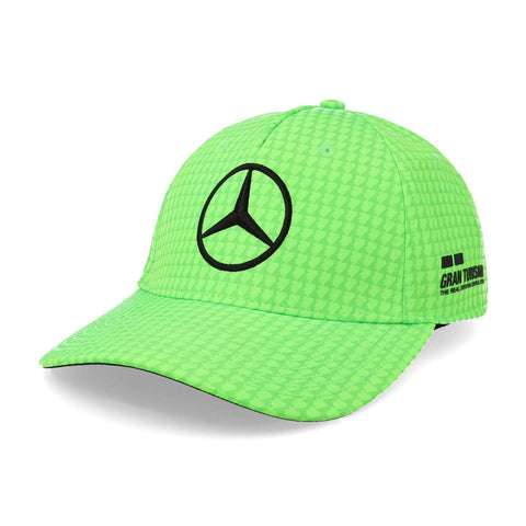 Gorra Mercedes Hamilton British Edition Verde Neon Uni