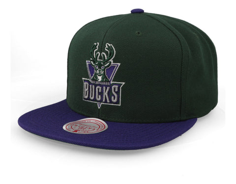 Gorra Mitchell & Ness NBA Bucks Team 2 Tone 2.0 Snapback Hwc