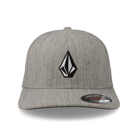Gorra Volcom Full Stone Hthr D5512321 Flexfit Gris Cerrada