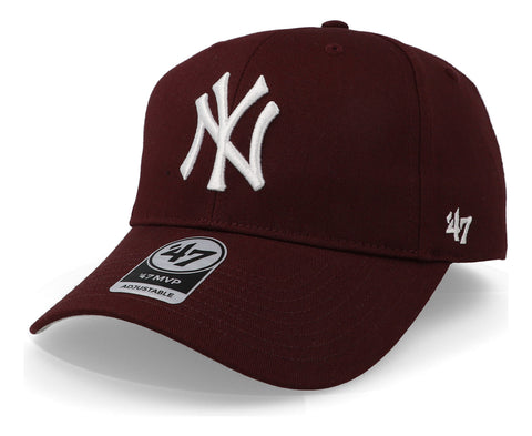 Gorra '47 MLB Yankees Raised Basic MVP Guinda Unitalla