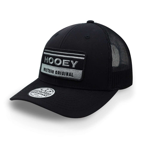 Gorra Hooey Horizon 6 Panel Trucker Rectangle Negro Uni