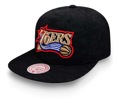 Gorra Mitchell & Ness Nba Team Digi Camo 76ers Negro Unitall