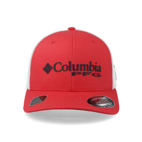 Gorra Columbia Pfg Mesh Ball 1503971 Rojo Cerrada