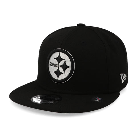 Gorra New Era 9 Fifty NFL Steelers Black and White Negro