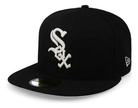 Gorra New Era 59 Fifty MLB White Sox Throwback 17551 Cerrada