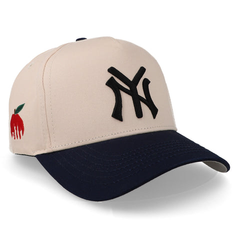 Gorra Reference Natural con Marino NY