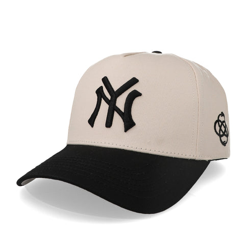 Gorra Reference Natural con Negro NY