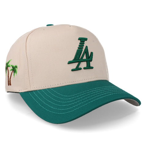 Gorra Reference Natural y Aqua