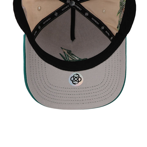 Gorra Reference Natural y Aqua