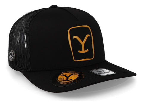 Gorra Ranch & Corral Yellowstone 13 Yw13 Negro Unitalla
