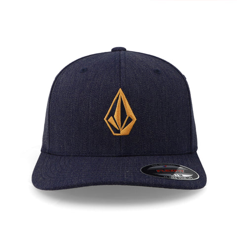 Gorra Volcom Full Stone D5512321 Flexfit Azul Cerrada