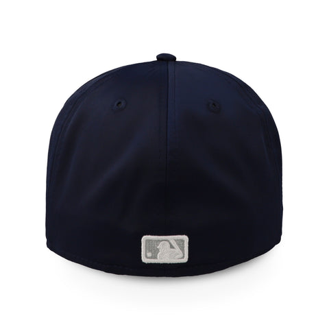 Gorra New Era 59 Fifty MLB Yankees Satin E3 Azul Cerrada