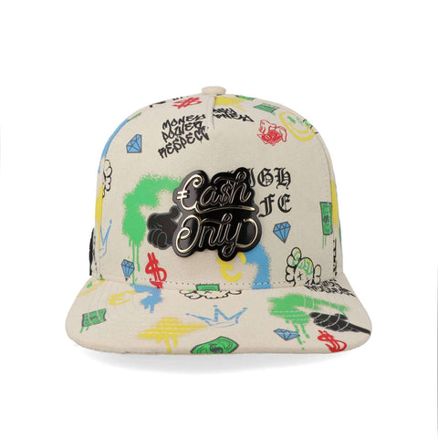Gorra Cash Only 23 Full Prime Gamuza Beige Uni