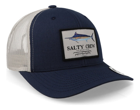 Gorra Salty Crew Marlin Mount Retro 35035098 Trucker Marino