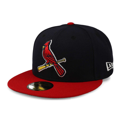 Gorra New Era 59 Fifty MLB Cardinals Perf Alterna Azul/Rojo