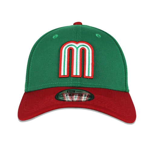 Gorra New Era 39 Thirty MLB México M Kelly Escarlata