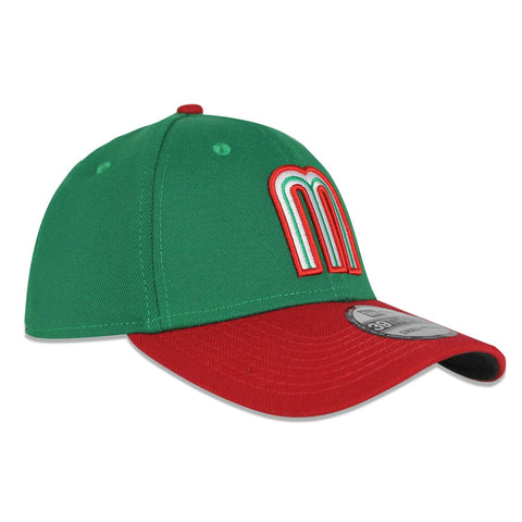 Gorra New Era 39 Thirty MLB México M Kelly Escarlata
