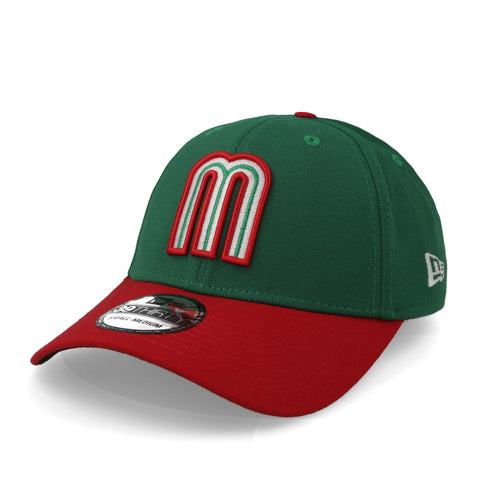 Gorra New Era 39 Thirty MLB México M Kelly Escarlata