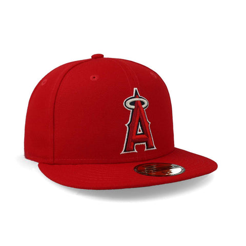 Gorra New Era 59 Fifty MLB Angels Ac Performance Game Rojo