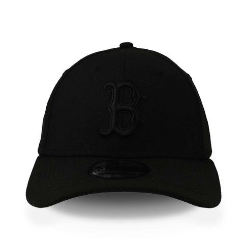 Gorra New Era 39 Thirty MLB Red Sox Black On Black Cerrada