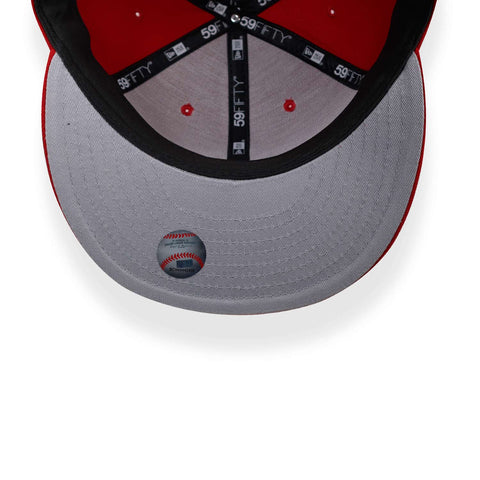 Gorra New Era 59 Fifty MLB Yankees Rojo Cerrado