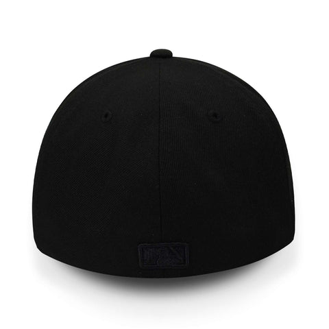 Gorra New Era 59 Fifty MLB Dodgers Negro Sobre Negro Cerrado