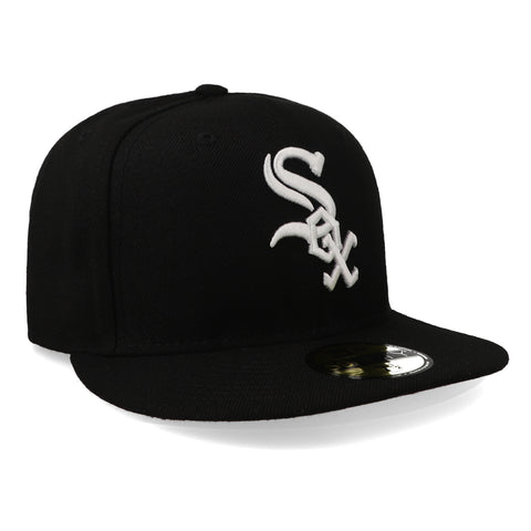 Gorra New Era 59Fifty MLB White Sox Basic Negro Cerrado