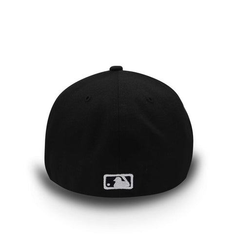 Gorra New Era 59 Fifty MLB Red Sox Basic Negro/Blanco