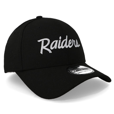 Gorra New Era 39 Thirty NFL Raiders Team Classic Negro