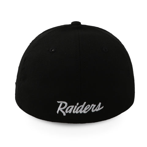 Gorra New Era 39 Thirty NFL Raiders Team Classic Negro