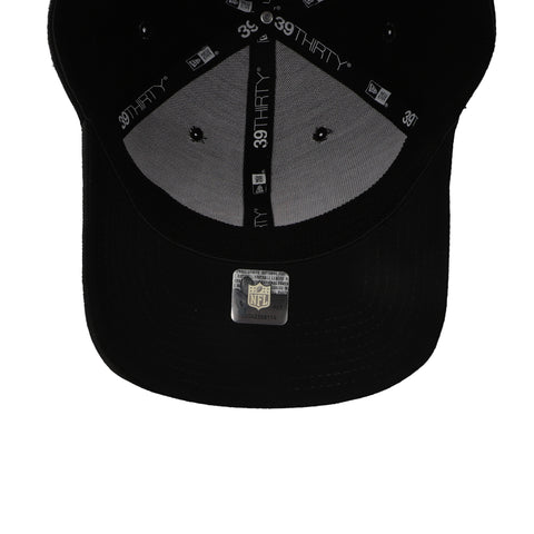 Gorra New Era 39 Thirty NFL Raiders Team Classic Negro