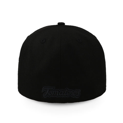 Gorra New Era 59 Fifty LMP Tomateros Negro GM Cerrada