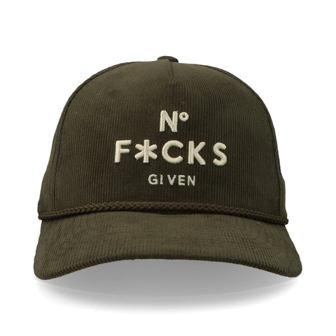 Gorra Field Grade No F*S Given Oliva Pana Unitalla
