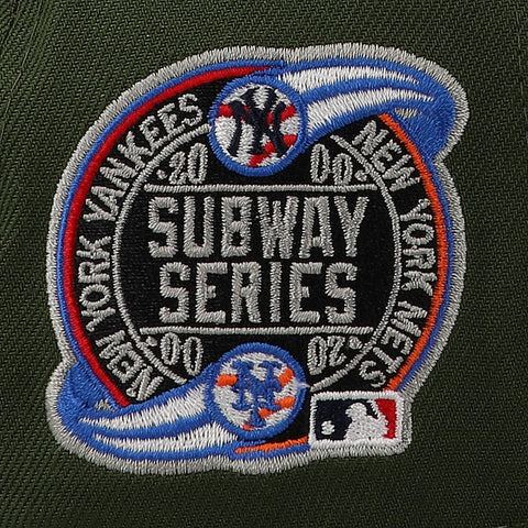 Gorra New Era 59 Fifty MLB Yankees Rifle Green Blush Cerrado