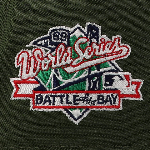 Gorra New Era 59 Fifty MLB Athletics Rifle Green Cerrado