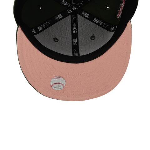 Gorra New Era 59 Fifty MLB Athletics Rifle Green Cerrado