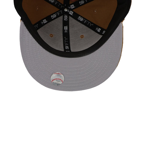 Gorra New Era 59 Fifty MLB Dodgers Wheat Gris UV 2