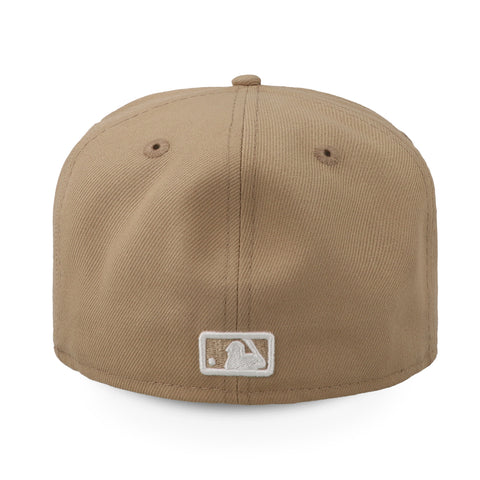 Gorra New Era 59 Fifty MLB Dodgers Core Camel Blanco
