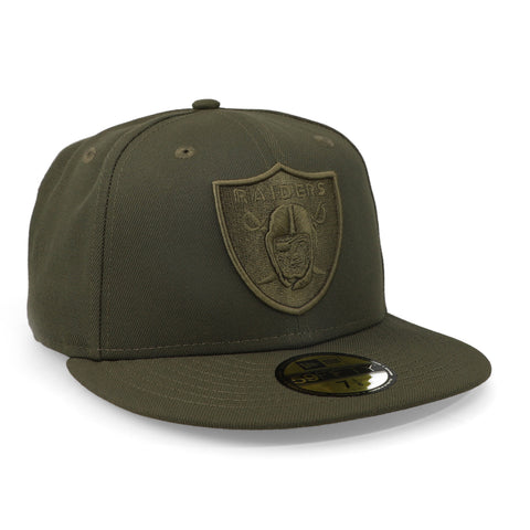 Gorra New Era 59 Fifty NFL Raiders Core Verde Olivo Unitalla