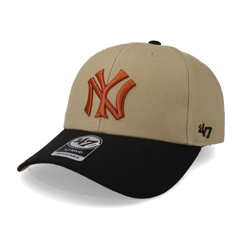 Gorra '47 MLB Yankees Sure Shot Caqui/Negro Unitalla