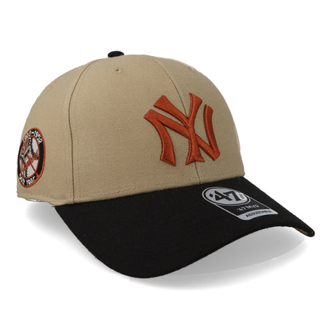 Gorra '47 MLB Yankees Sure Shot Caqui/Negro Unitalla