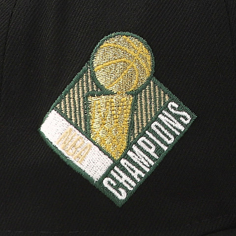 Gorra New Era 9Fifty NBA Bucks Champs Negro Unitalla