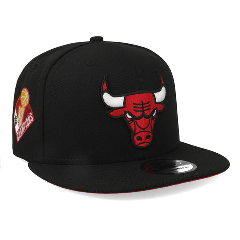 Gorra New Era 9 Fifty NBA Bulls Champs Negro Unitalla
