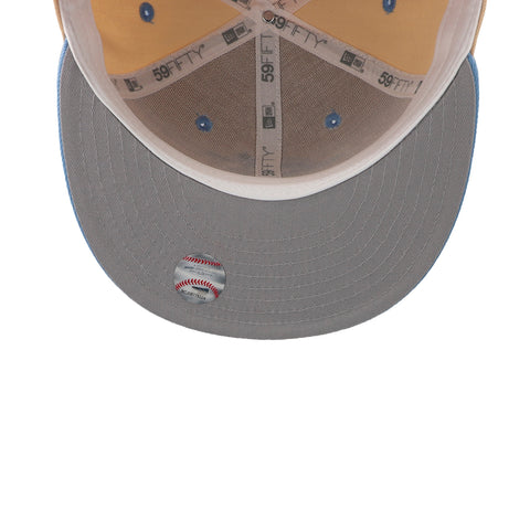 Gorra New Era 59 Fifty MLB Yankees Q323 Ice Latte Cerrada