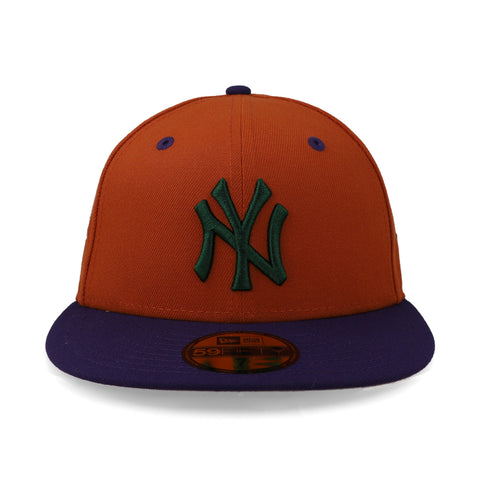 Gorra New Era 59Fifty MLB Yankees Geology Naranja Cerrada